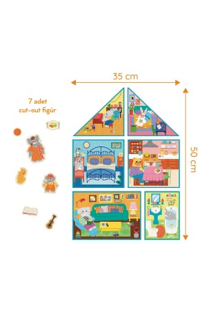 My Dream House: 6 In 1 Puzzle ( 2-3-4-6-8-10 Parça Yapboz) MRP0010 - 6