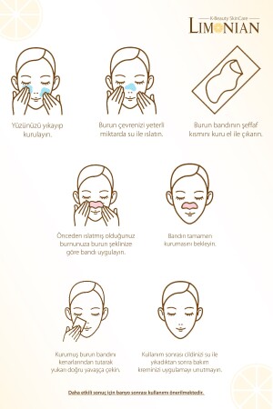Nasenpackung, reinigende Nasenstreifen gegen Mitesser und Poren, 10 Stück - 2