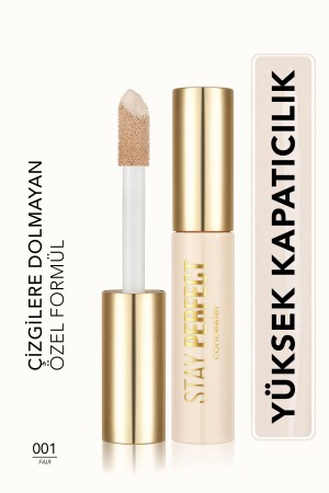 Natural Finish Concealer (COOL UNDERTONE) – Stay Perfect Concealer – 001 Fair –8682536085441 - Flormar