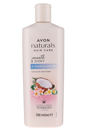 Naturals Hindistan Cevizi Ve Tiare Çiçeği Kokulu Şampuan Ve Saç Kremi 700 Ml. - Avon