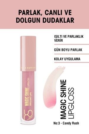 Natürlich funkelnder Lipgloss Nr. 3 von Rise And Shine – Candy Rush - Rise And Shine