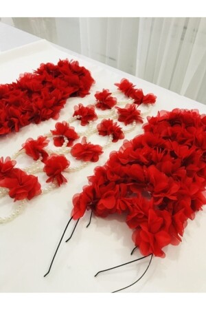 Nedime Bileklik Ve Nedime Taç Set (28 PARÇA) - Eylülhome