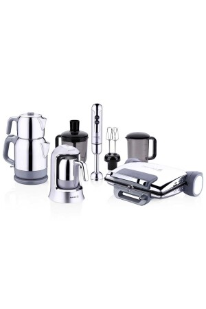 Neue Serie Inox 14-teiliges Elektroset A1827 KE4165 - KORKMAZ