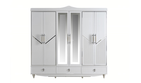 Nil 6 Kapılı Mdf Gardrop - Cadde Yıldız