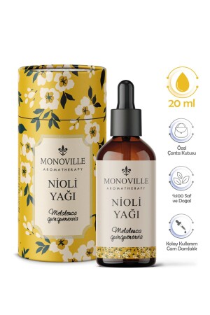 Nioli Uçucu Yağı 20 Ml Cam Damlalıklı Özel Kutusunda %100 Saf Ve Doğal (niaouli Essential Oil) - Monoville