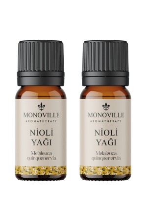 Nioli Uçucu Yağı 2'li Set %100 Saf Ve Doğal ( Niaouli Essential Oil) 2x10 ml - Monoville