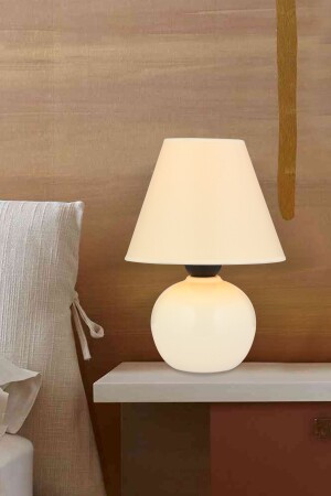 Nisa Luce 12-teiliger Kugel-Lampenschirm aus kleiner Keramik – Weiß / Creme 63749 - 1