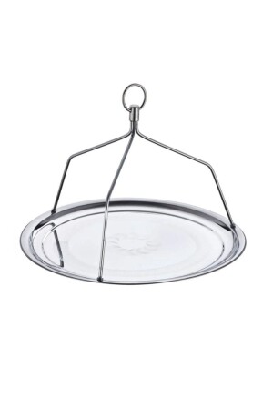 No:2 Tea & Coffee Shop Tablett mit Aufhänger Stahl 40 cm - ÖZBURAK