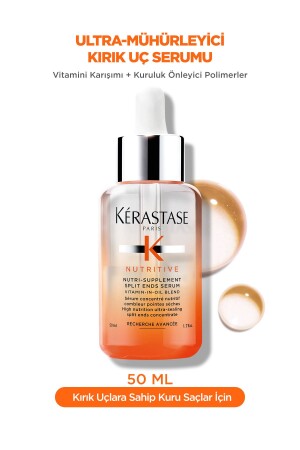 Nutritive Nutri-supplement Ultra-mühürleyici Kırık Uç Serumu 50 ml - Kerastase