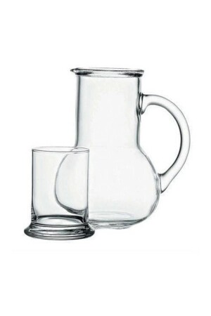 Oasis Nachttisch-Nachttischkrug mit Glas 1 Lt 98328 8693357186460 - Paşabahçe