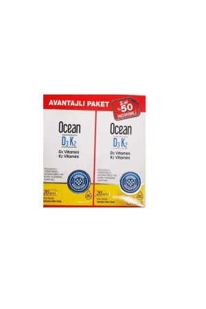 Ocean Vitamin D3k2 Damla 20 Ml 2'li Avantaj Paket ZN4OKDCC - 1
