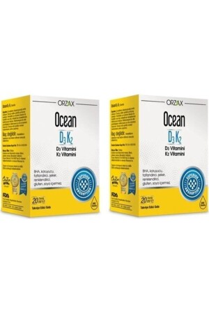 Ocean Vitamin D3k2 Damla 20 ml 2'li Paket D3K22 - 1