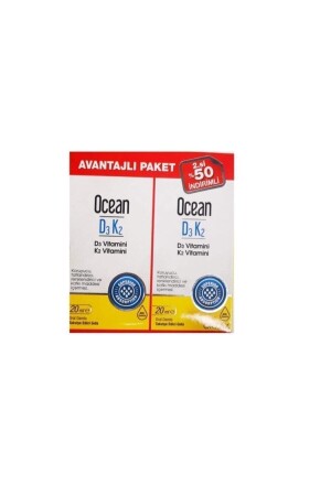 Ocean Vitamin D3k2 Tropfen 20 ml Advantage 2er Pack ZN4OKDCC - Ocean