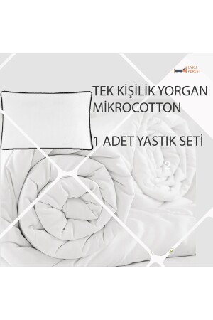 Öğrenci Seti -tek Kişilik Yorgan Ve Yastık Seti - Yorgan - Yastık - Mikro Koton Set 1XTKY+1XYST - 1