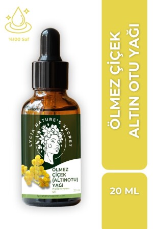 Ölmez Çiçek Altın Otu Yağı 20 ml %100 Doğal Ve Saf Seyreltilmemiş - Lycia Natures Secret