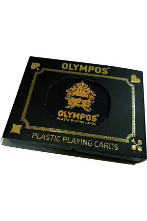 Olympos Plastik Oyun Kağıdı Iskambil Kağıdı Çift Deste MBFDSGHJYSTDYTUY - 4