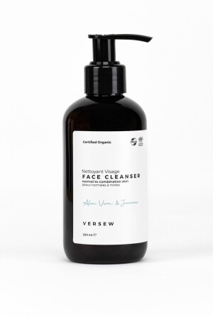 Organik Arındırıcı & Canlandırıcı Yüz Temizleme Jeli Normal Ciltler 200 ml - Versew
