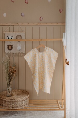 Organik Müslin Panço Papatya-çıtçıtlı MB-0069 - Meymen Baby