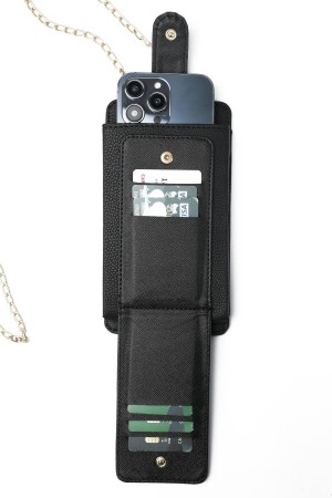 Orijinal Kadın Telefonluk Çapraz Askılı Cep Telefonu Ve Kartlık Bölmeli Şık Telefon Cüzdan Çanta Mini Dikey Taşıma Koyma Çantası SC00003 - 5