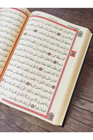 Orta Boy Bilgisayar Hatlı Diyanet Mühürlü Kur'an'ı Kerim Qr Kod (arapça / Meal) Orta Boy Yeşil - 3