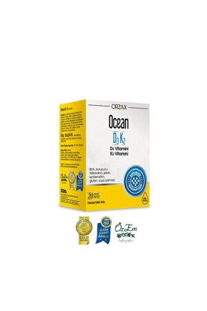 Orzax Vitamin D3 K2 Damla 20ml 8697595871621 - 1