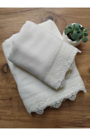 Osmanlı Iğne Oyalı 2’li Havlu Takımı 50&90 -30&50 AZD9272 - Çeyiz Bahçesi