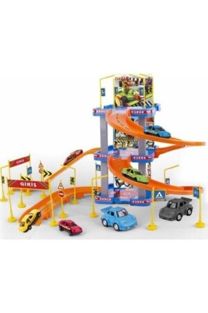 Otopark 3 Katlı Süper Garaj Seti 41 Parça - Erdem Oyuncak