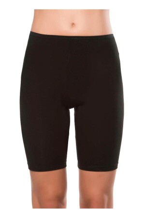 Özkan 0413 Kadın Likralı Esnek Yumuşak Pamuklu Örme Diz Üstü Tayt - Özkan Underwear