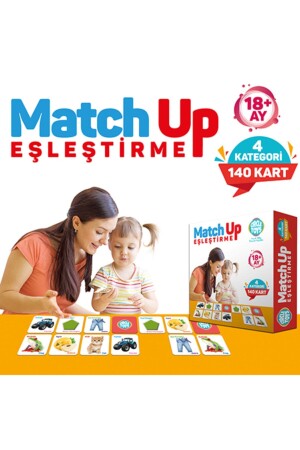 Özlem Toys Match Up Matching Cards 140 Teile 4 Kategorien Fähigkeit Intelligenzentwicklung gry00018 - 2