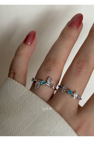 PACKUNG MIT 2 MINIMALFARBIGEN RINGEN - Kiligistanbul