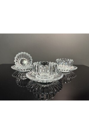 Papatya 12-teiliges Snackschalen-Set, Präsentationshalter - Genel Markalar