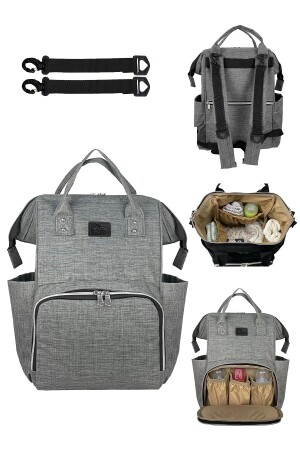 Paris Anne Bebek Çantası Gri - Stylo