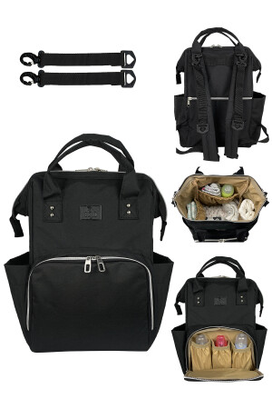 Paris Anne Bebek Çantası Siyah Stylo Paris - Stylo