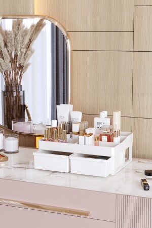 Paris Mehrzweck-Organizer für Make-up, Kosmetik, Badezimmer, Tisch, Büro, Aufbewahrungsbox, Organizer mit Schubladen - Pufwin Home