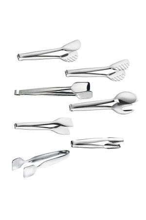 Paslanmaz Çelik 7li Maşa Seti KARMA03294 - Nehir