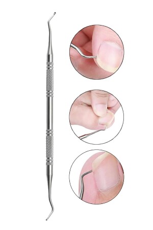 Paslanmaz Çelik Küret Tırnak Batık Çıkarıcı - Moziur