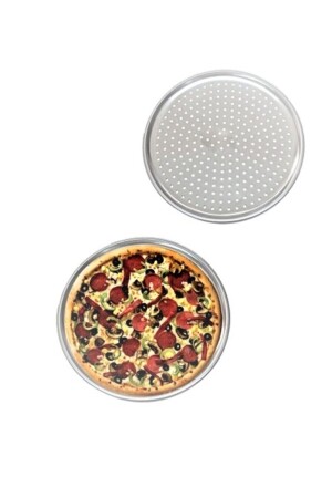 Paslanmaz Çelik Pizza Pasta Altlığı 28 Cm 12620 - 2