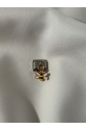 Paslanmaz Çelik Sallantılı Arı İtalyan Charm - Octw