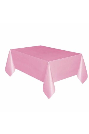 Pembe Doğum Günü Masa Örtüsü 137*183 cm - Mavi Balon Parti Evi