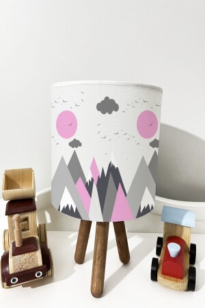 PEMBE GRİ DAĞ ÇOCUK ODASI ABAJÜR - Dt Kids