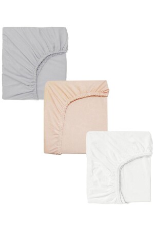 3 Adet Pamuklu Ve Lastikli 60 X 120 Cm Penye Bebek Çarşaf 21İ2604587700208 - COTENCONCEPT