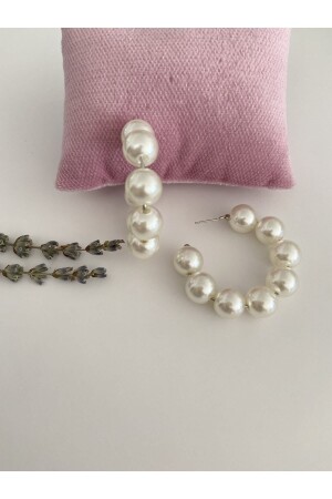 Perlen-Creolen-Ohrring. Perlen-Ohrring - Hbtasarim