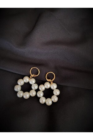 Perlenohrringe für Damen - Hbtasarim