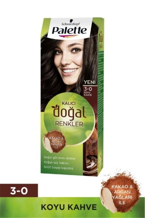 Permanente Naturfarben 3-0 Dunkelbraun - Palette