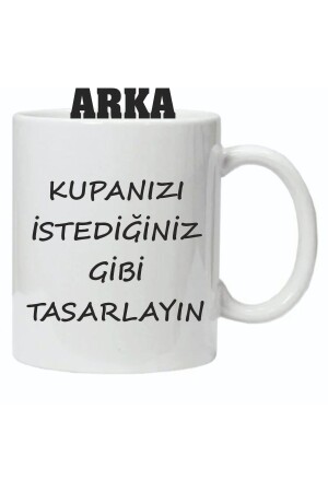 Personalisierte bedruckte Porzellantasse - Kupabaskıcısı