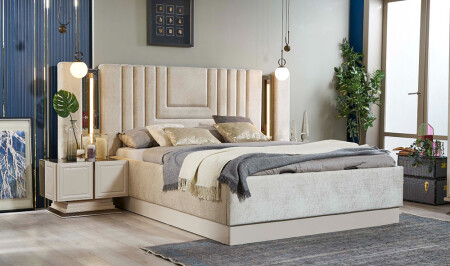 Peru Bazalı Karyola ve Başlık - Cadde Yıldız