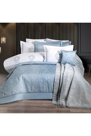 Peru Çeyiz Seti-11 Parça-mavi 3ST601-31901-MAV01 - Schafer