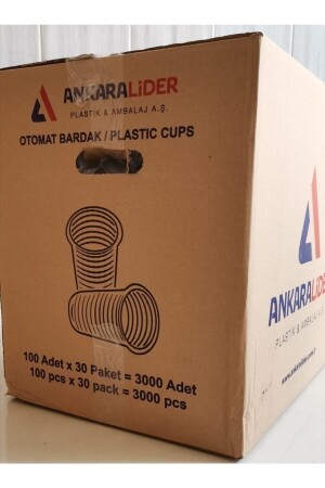 Pet Bardak 180 Cc 3000 Adet TYC00519341190 - ANKARA LİDER