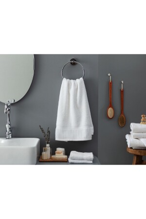 Piano Armürlü Yüz Havlusu - Otel Koleksiyon 1KHVLU1666 - Madame Coco