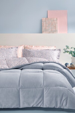 Piante Triola Tek Kişilik Uyku Seti - Mavi - Yataş